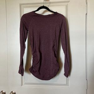 Athleta ruched long sleeve shirt